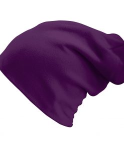 MH202-055-Long-Beanie-Turn-Up-PURPLE