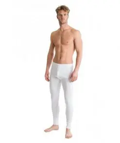 Mens Extra Warm British Made Thermal Underwear Long John white