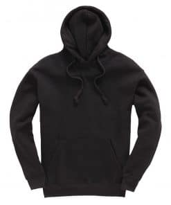 W72 premium hoodie black