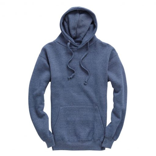 W72 premium hoodie melange navy