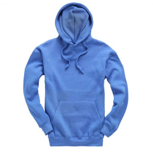 W72 premium hoodie melange royal