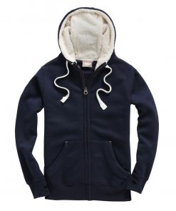 cottonridge F15 Sherpa Fleece Zip Hoodie french navy