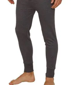 mens thermal long johns charcoal