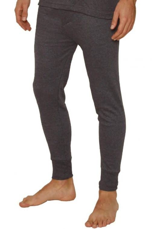 mens thermal long johns charcoal