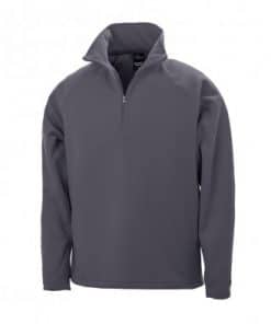 result rs112 zipneck microfleece charcoal