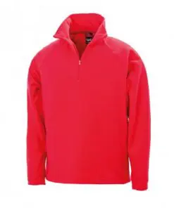 result rs112 zipneck microfleece red