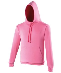 JH003 AWDis Varsity Hoodie candyfloss / hot pink