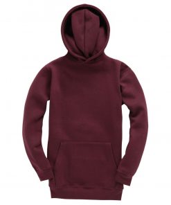 Cottonridge W72 Kids Premium Hoodie - burgundy