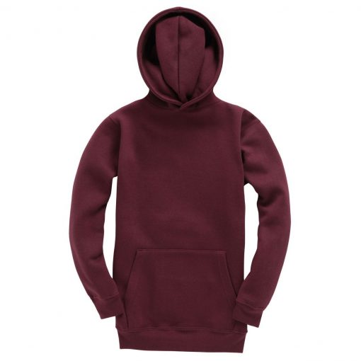 Cottonridge W72 Kids Premium Hoodie - burgundy