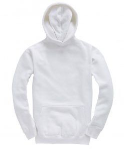 Cottonridge W72 Kids Premium Hoodie - white