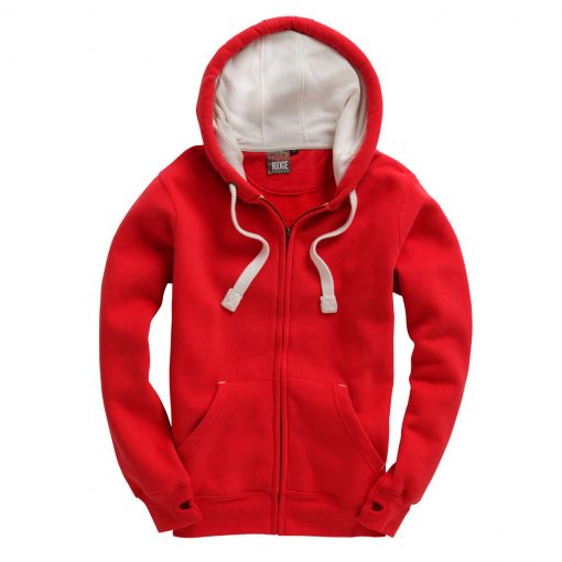 Cottonridge W81PFK Ultra Premium Zip Hoodie - dusty red