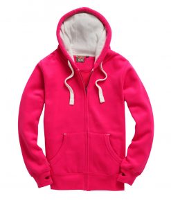 Cottonridge W81PFK Ultra Premium Zip Hoodie - honeysuckle