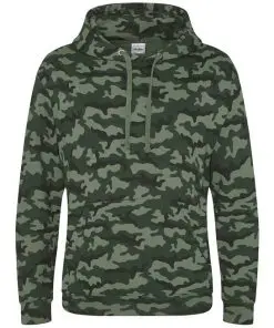 JH014 AWDis Camo Hoodie green