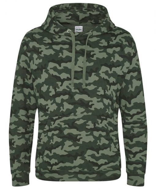 JH014 AWDis Camo Hoodie green