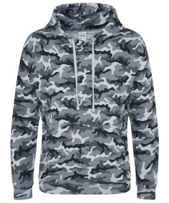 JH014 AWDis Camo Hoodie grey