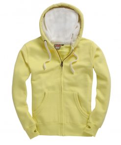 Cottonridge W81PFK Ultra Premium Zip Hoodie - lemon drop