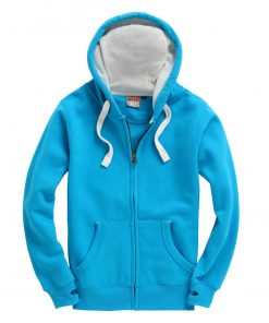 Cottonridge W81PFK Ultra Premium Zip Hoodie - malibu