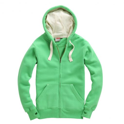 Cottonridge W81PFK Ultra Premium Zip Hoodie - peapod