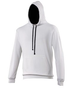 AWDis varsity hoodie ARCTIC WHITE/FRENCH NAVY