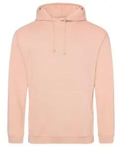 AWDis College hoodie peach perfect