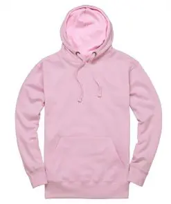 cottonridge CR02 comfort cut hoodie baby pink