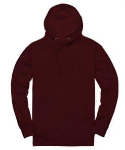 cottonridge CR02 comfort cut hoodie burgundy