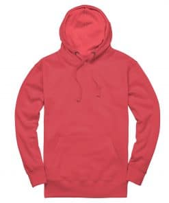 cottonridge CR02 comfort cut hoodie coral