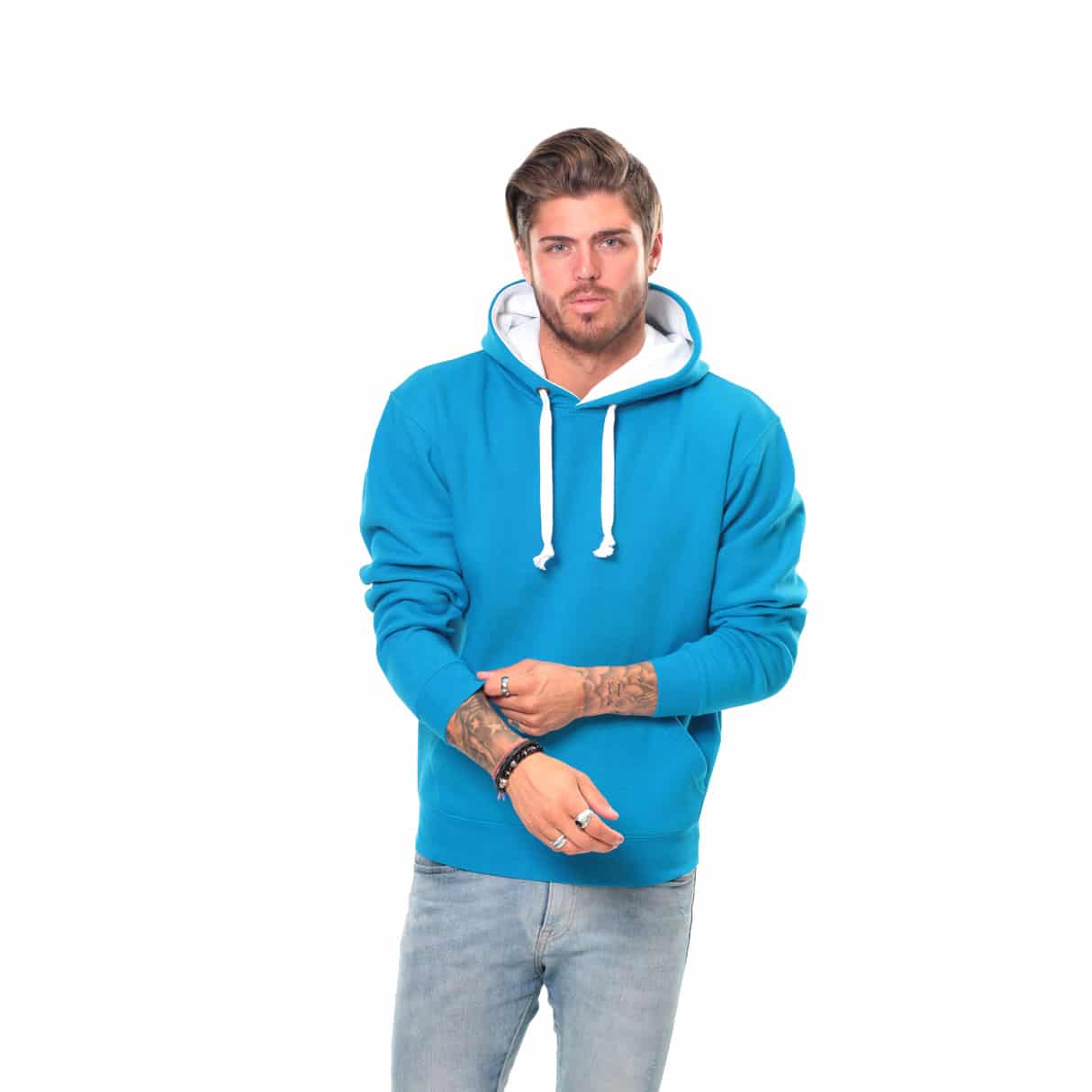 Cottonridge W73 Premium Contrast Hoodie