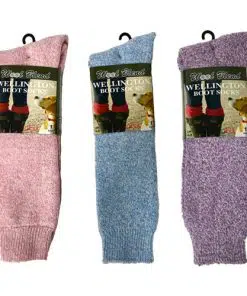 Ladies Wool Blend boot Socks Plain