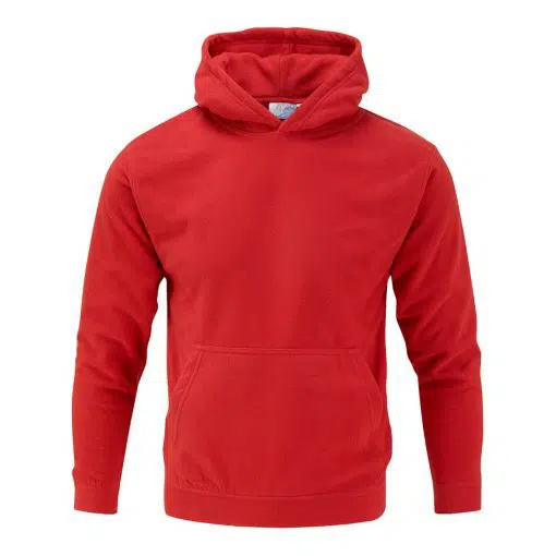 Manbi Microfleece hoodie red