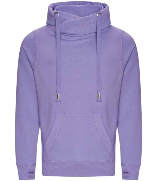 AWDis Cross Neck Hoodie JH021 digital lavender