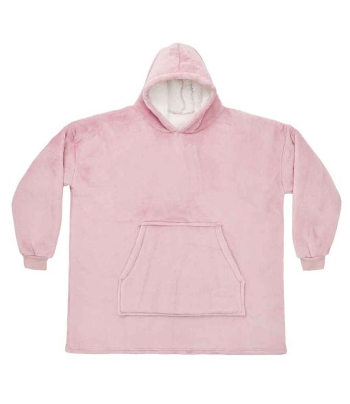 AWDis brand Lab Oversized Hooded Blanket - blush pink