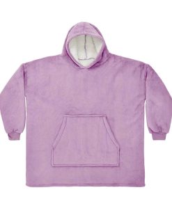 AWDis brand Lab Oversized Hooded Blanket -digital lavender