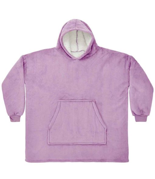 AWDis brand Lab Oversized Hooded Blanket -digital lavender