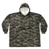 AWDis brand Lab Oversized Hooded Blanket - green camo