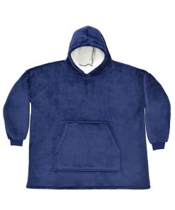 AWDis brand Lab Oversized Hooded Blanket - navy