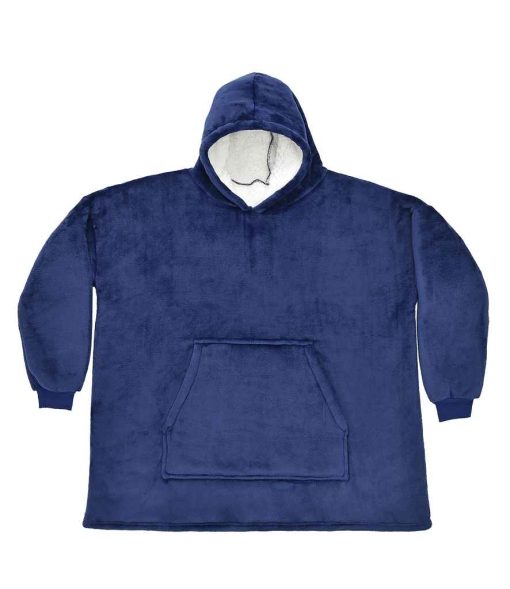 AWDis brand Lab Oversized Hooded Blanket - navy