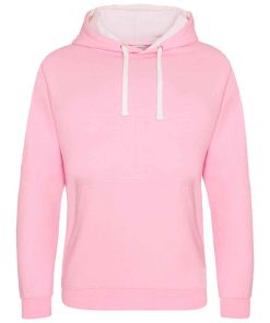 JH003 varsity hoodie baby pink