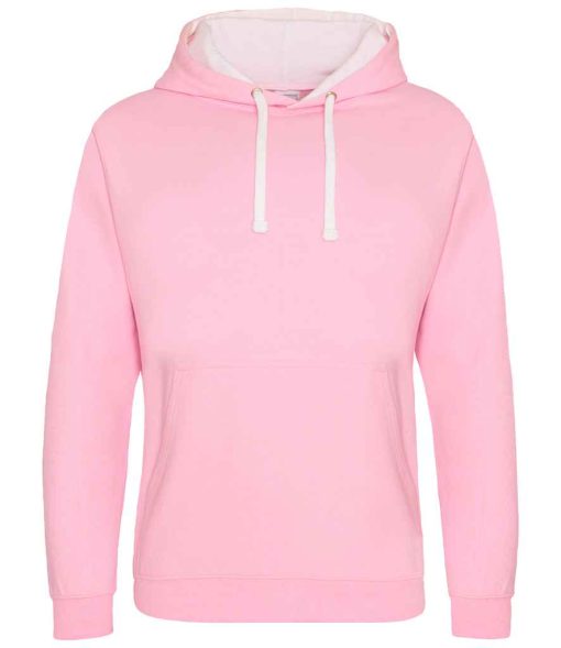 JH003 varsity hoodie baby pink