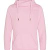 AWDis Cross Neck Hoodie JH021 baby pink