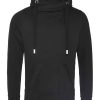 AWDis Cross Neck Hoodie JH021 jet black