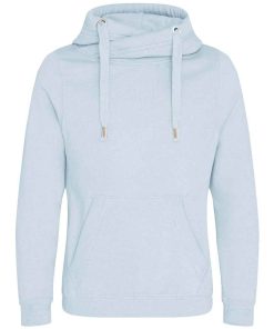 AWDis Cross Neck Hoodie JH021 sky blue