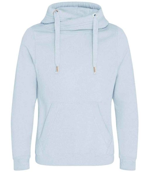 AWDis Cross Neck Hoodie JH021 sky blue