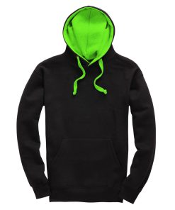 cottonridge hoodie w73 blak neon green