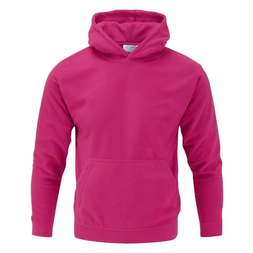 Manbi Unisex Microfleece Hoodie -magenta pink