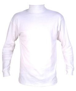 manbi cotton roll neck top