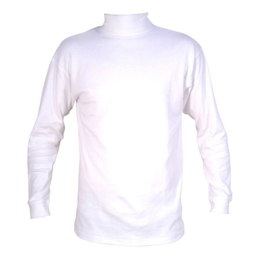 manbi cotton roll neck top