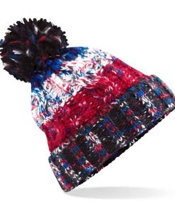 Beechfield Corscrew Pom Pom Beanie