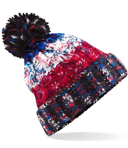 Beechfield Corscrew Pom Pom Beanie