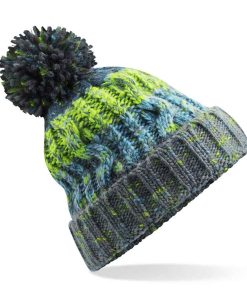 Beechfield Corscrew Pom Pom Beanie